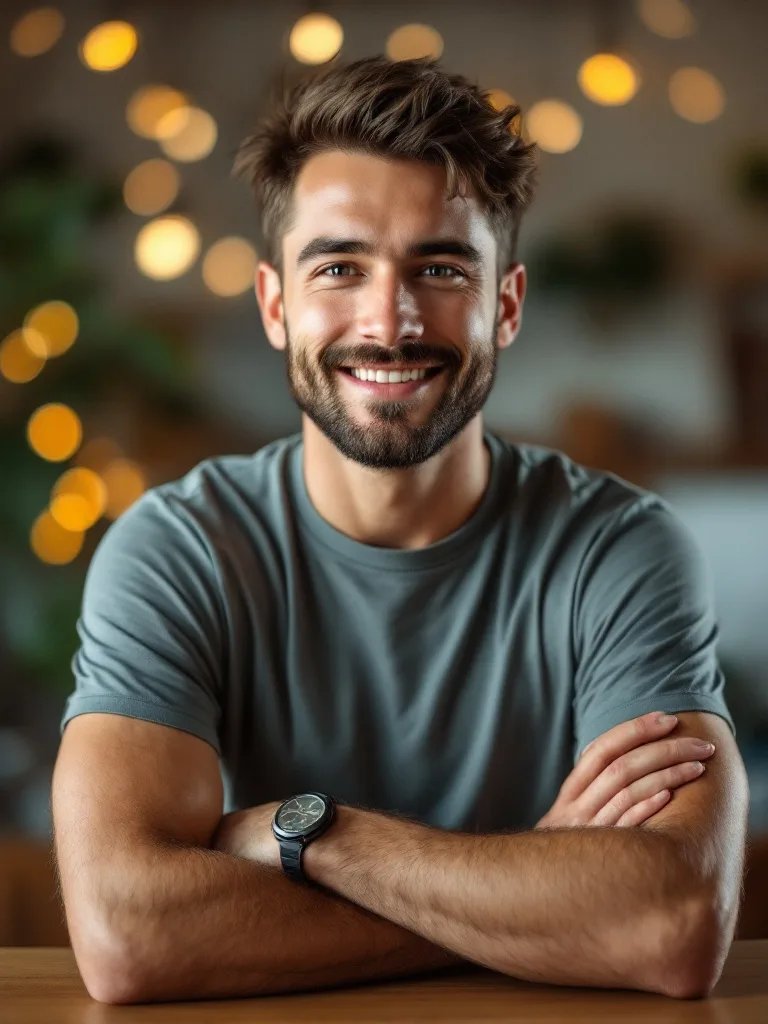 Creator channel portrait generated from selfies