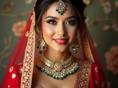 Indian bridal portrait